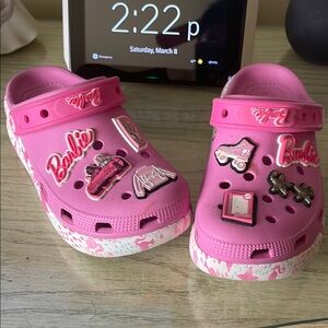 Barbie Pink Kids Clogs